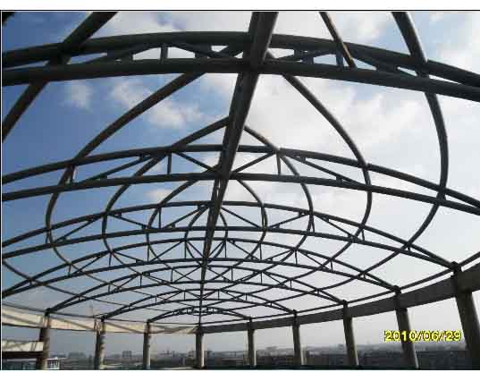 红桥中煤朔州宾馆管桁架工程